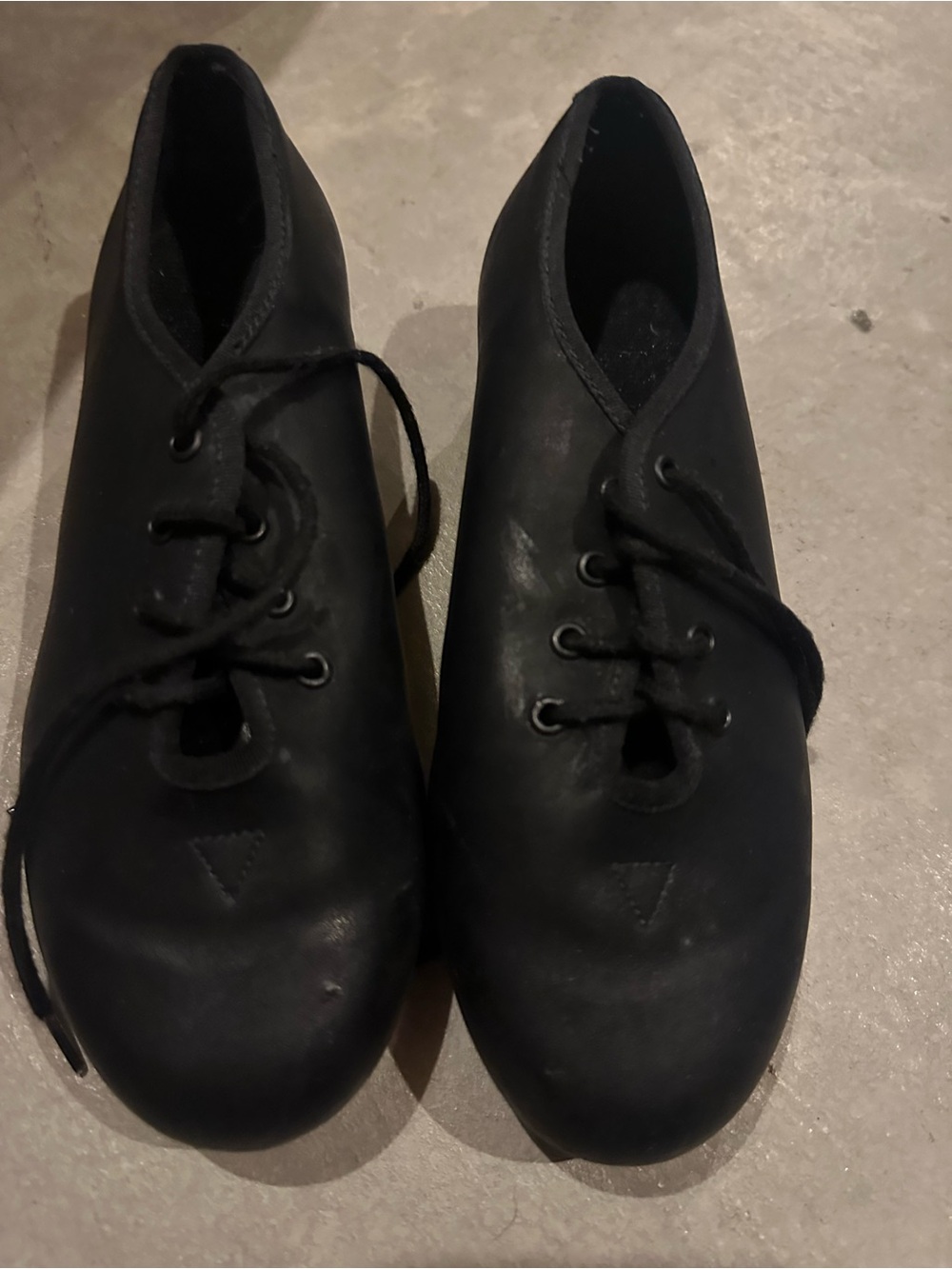 Bloch Black Kids Lace-Up Tap Dance shoes
